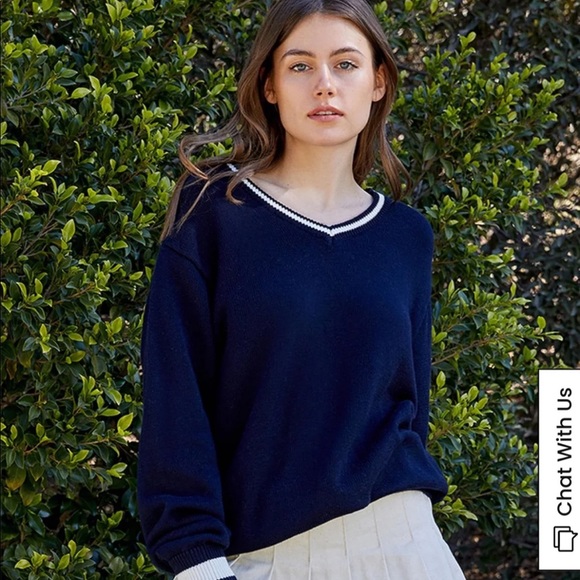 Brandy Melville Tops - 💙💙💙 Preppy Sweater 💙💙💙